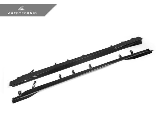 AutoTecknic Dry Carbon Fiber Side Skirt Extension Set - BMW G87 M2