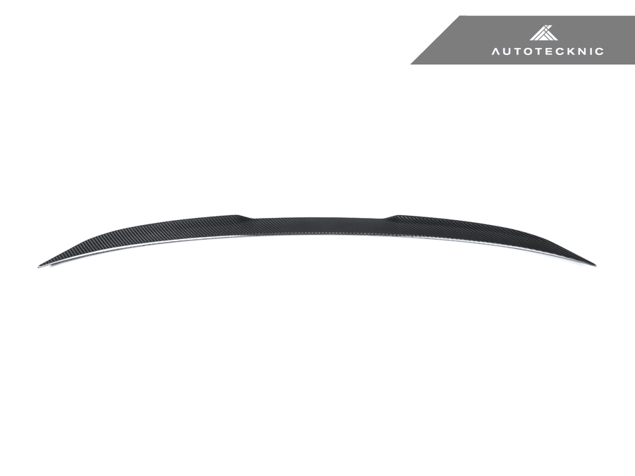 AutoTecknic Dry Carbon V1 Elevated Trunk Spoiler - BMW G80 M3