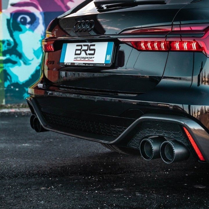 Audi RS6/7 (C8) - ECE Valved Exhaust + Carbon Tips (OE Actuators)