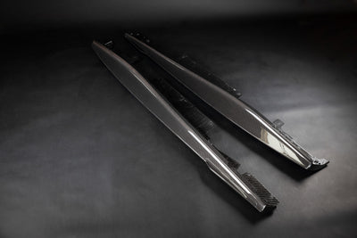 Ferrari Roma - Carbon Fiber Side Skirts (Small Fin)