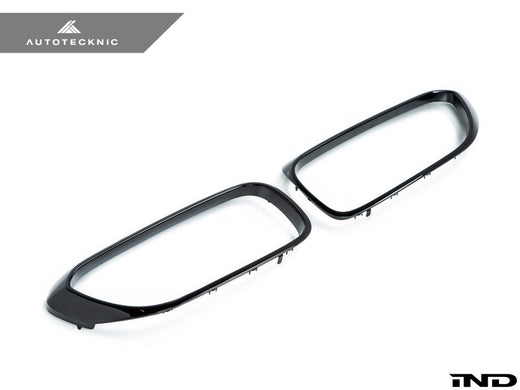 AutoTecknic Gloss Black Front Grille Surround Set - BMW F90 M5