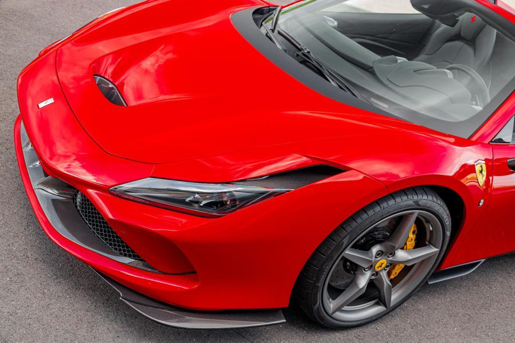 Ferrari F8 - Carbon Fiber Front Spoiler + Side Air Guides (Set)