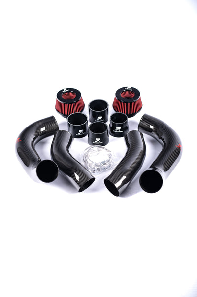 RENNELEMENT G90/G99 M5 3.5” Dry Carbon Fiber Front Mount Intake System