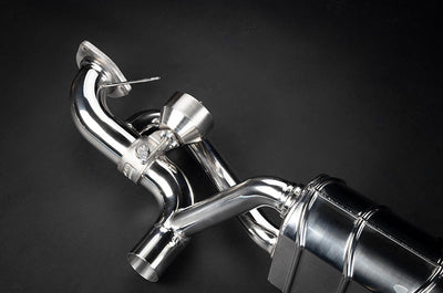 Porsche 718 GT4RS - SET: Valved Muffler, 100 Cell OPF Replacement, Performance Headers + Wicrom Tips