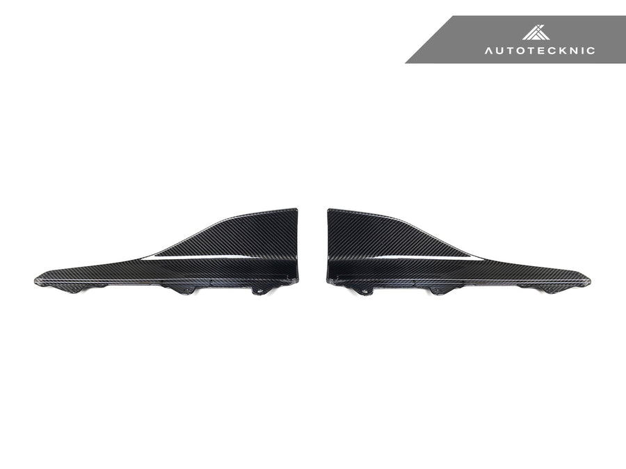 AutoTecknic Dry Carbon Side Skirt Winglet Set - BMW F87 M2