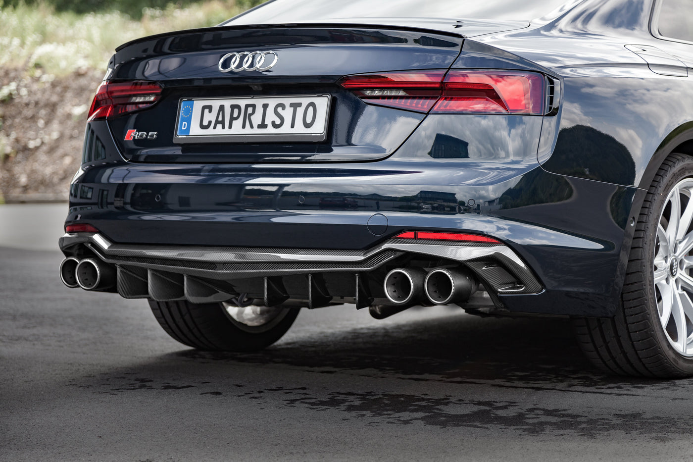 Audi RS5 (F5) Coupe - ECE Valved Exhaust, MidPipes + Carbon Tips (CES3)