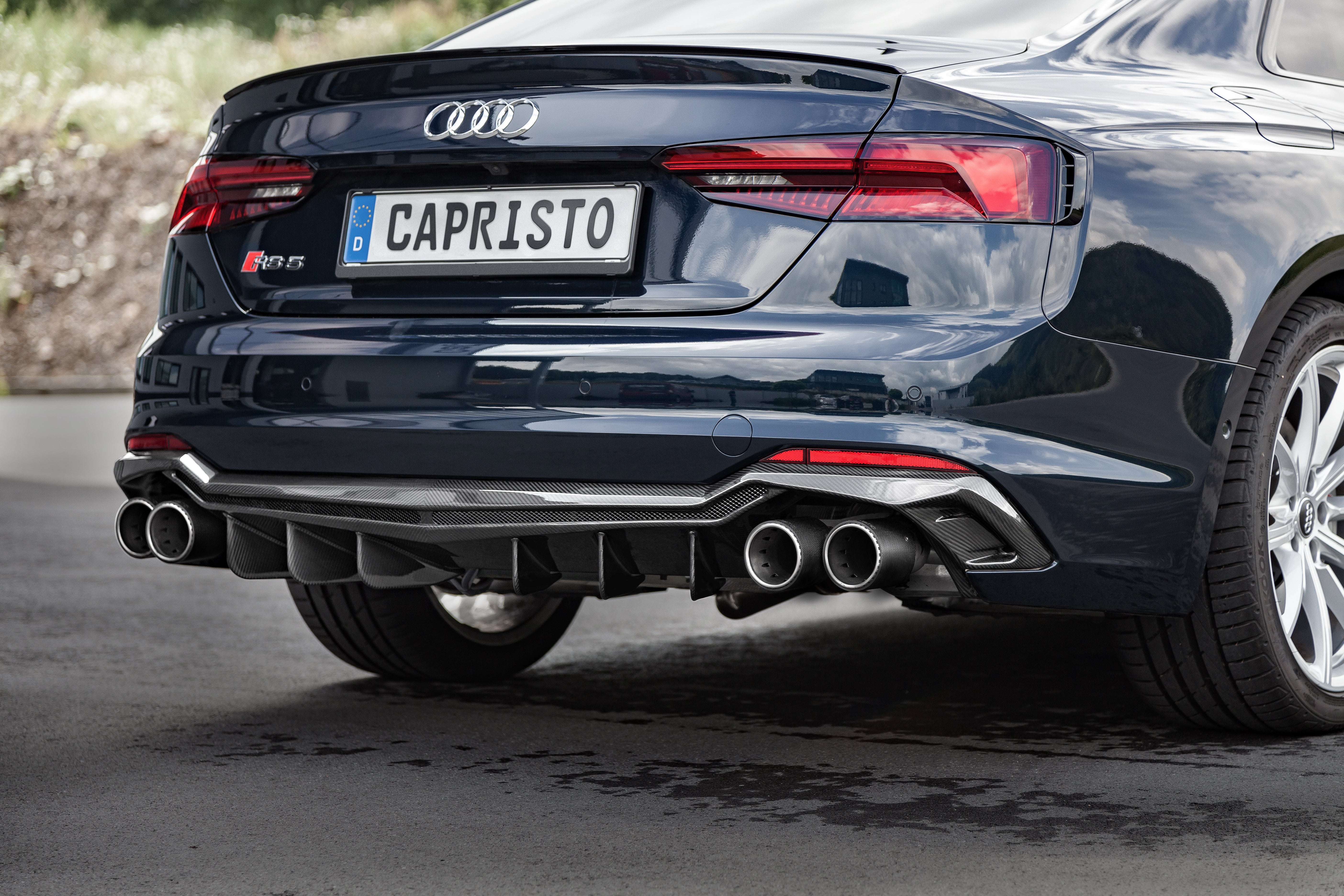 Audi RS5 (F5) Coupe - ECE Valved Exhaust, MidPipes + Carbon Tips (CES3)
