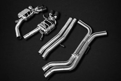 Audi RS6/7 (C8) - ECE Valved Exhaust + Carbon Tips (OE Actuators)