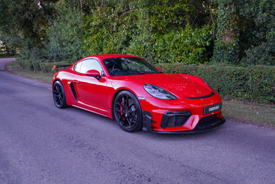 718 GT4 Front Curtain Track Spec (Pair) (Visual Gloss  Carbon Laquered)