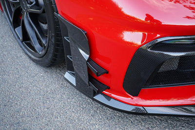 718 GT4 Front Curtain Track Spec (Pair) (Visual Gloss  Carbon Laquered)