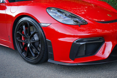 718 GT4 Indicator Shrouds Pair Visual Gloss  Carbon Laquered