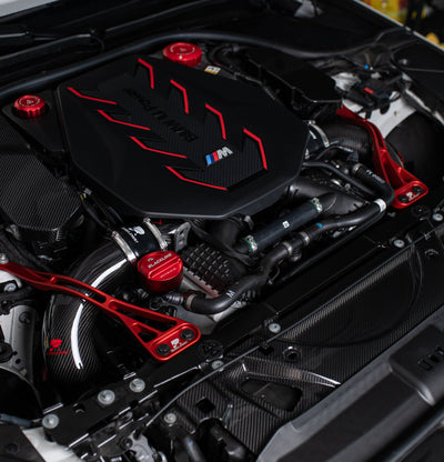 RENNELEMENT G90/G99 M5 3.5” Dry Carbon Fiber Front Mount Intake System