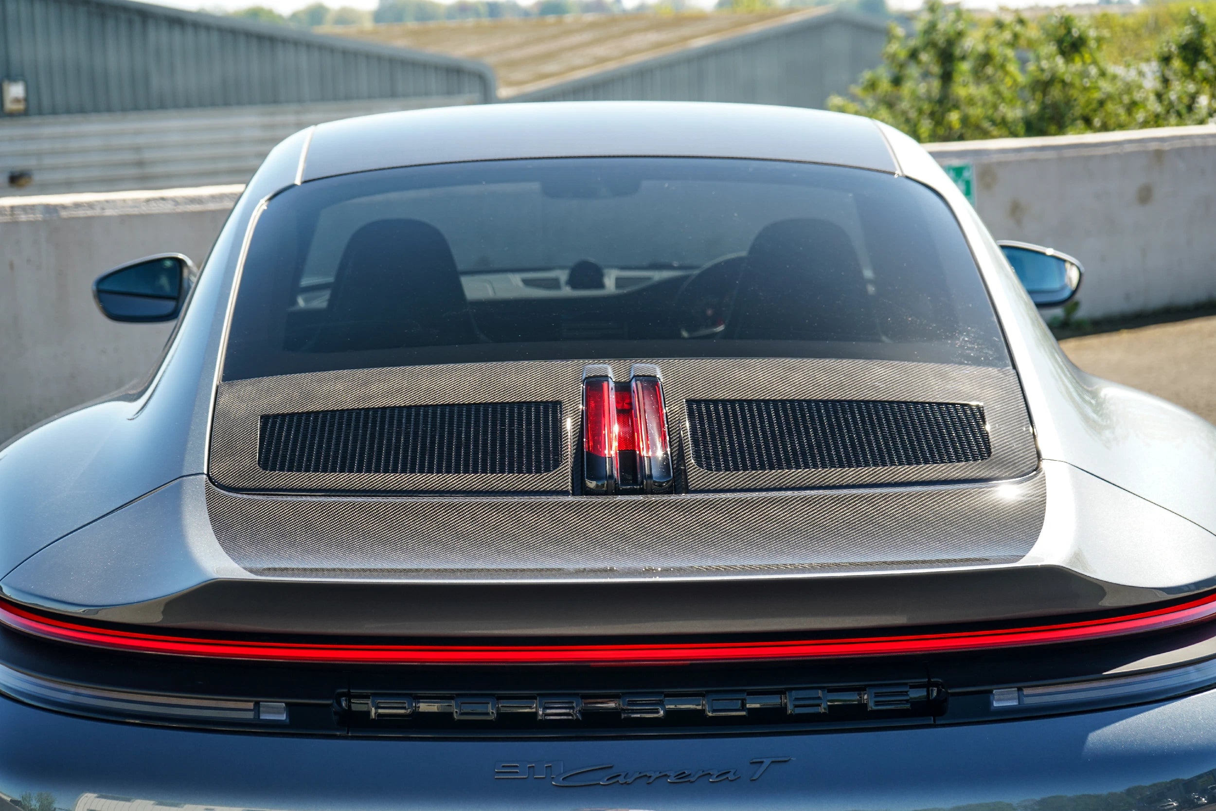 992 Engine Cover (Brake Light Delete) - Gloss Visual Carbon