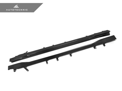 AutoTecknic Dry Carbon Fiber Side Skirt Extension Set - G87 M2