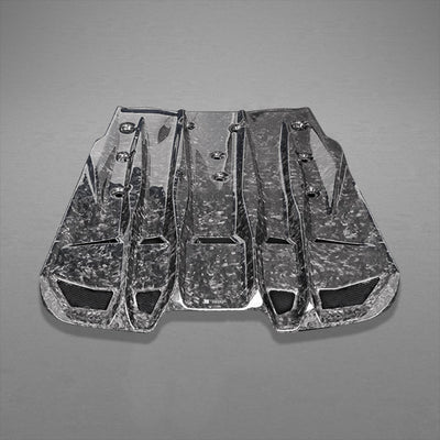 Porsche 991.2 GT3RS - Forged Carbon Fiber Engine Cover/Diffuser