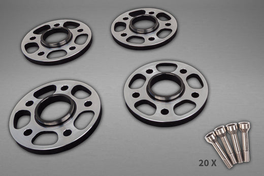 Ferrari 458/FF/F12/812SF - Wheel Spacers 14mm Front / 17mm Rear (Circle Shape) with Titanium Wheel Bolts