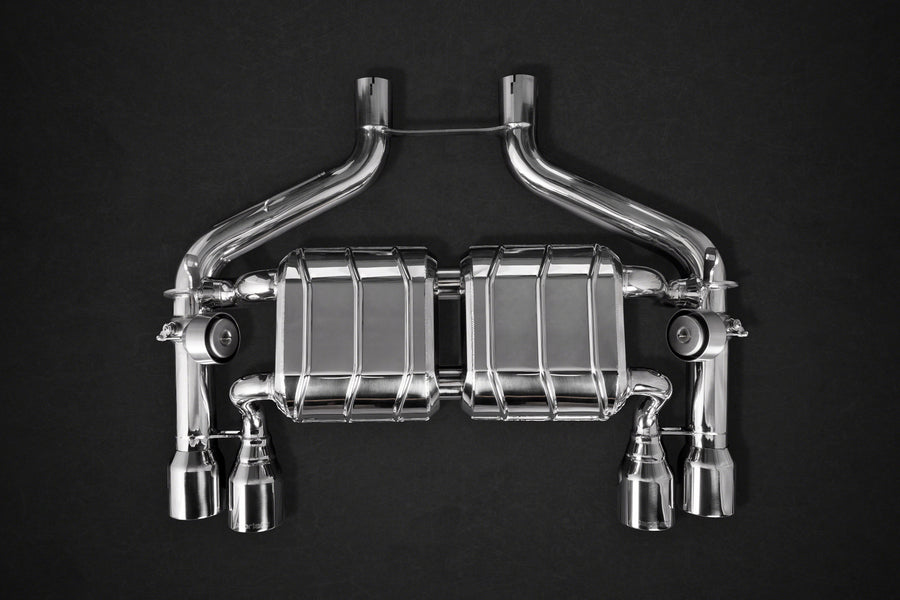BMW M2 (F87) - ECE Valved Exhaust, MidSilencer Spare + Carbon Tips (CES3)