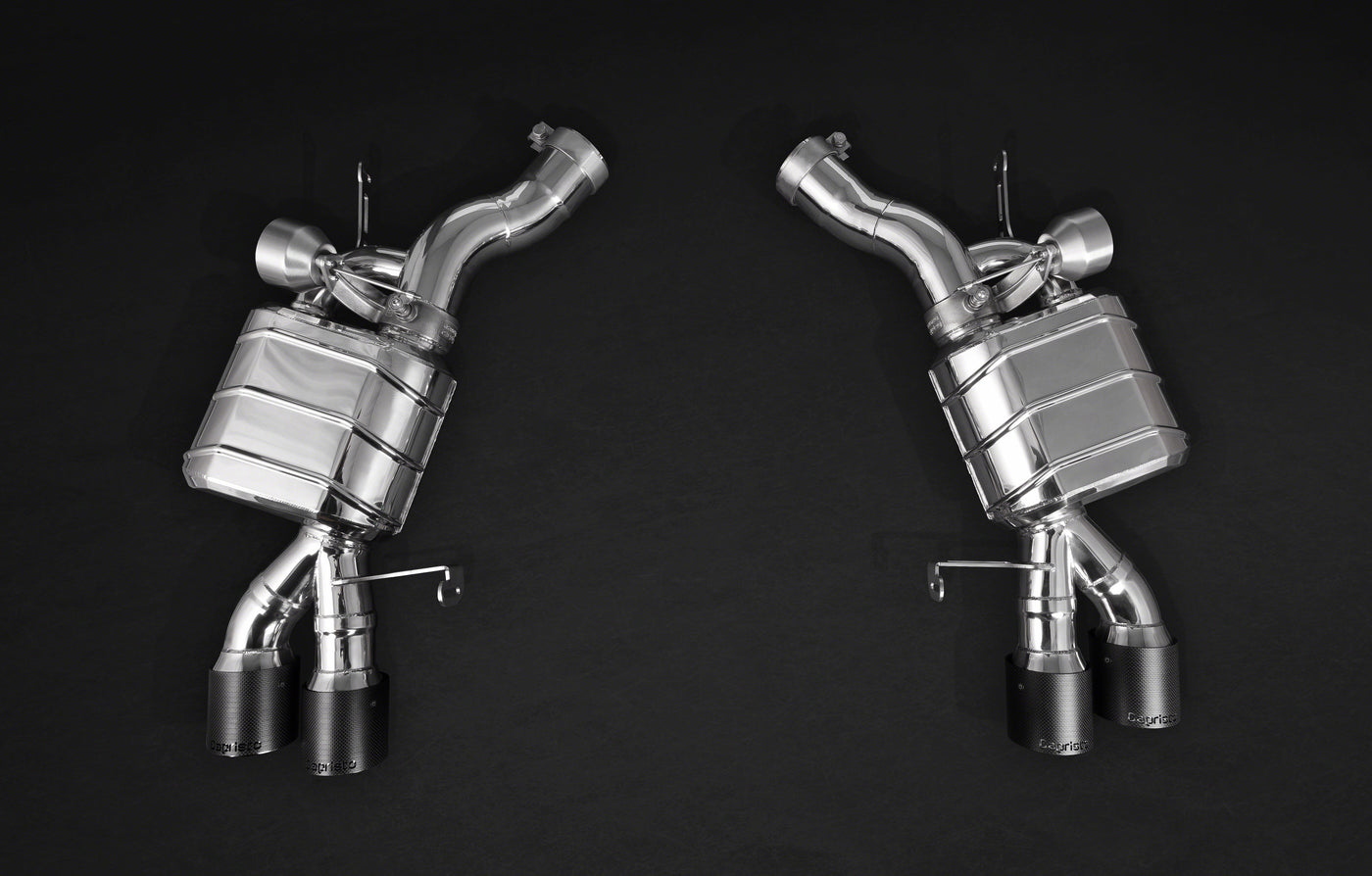 BMW M6 (F12/13/06) - Valved Exhaust, MidPipes, PostCat Spare Pipes + Carbon Tips (CES3)