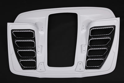 Ferrari 458 Spider - Carbon Fiber + Glass Bonnet