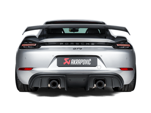 Akrapovic 2020+ Porsche Cayman GT4 (718) Slip-On Race Line (Titanium) (Req Tips / Option 2)