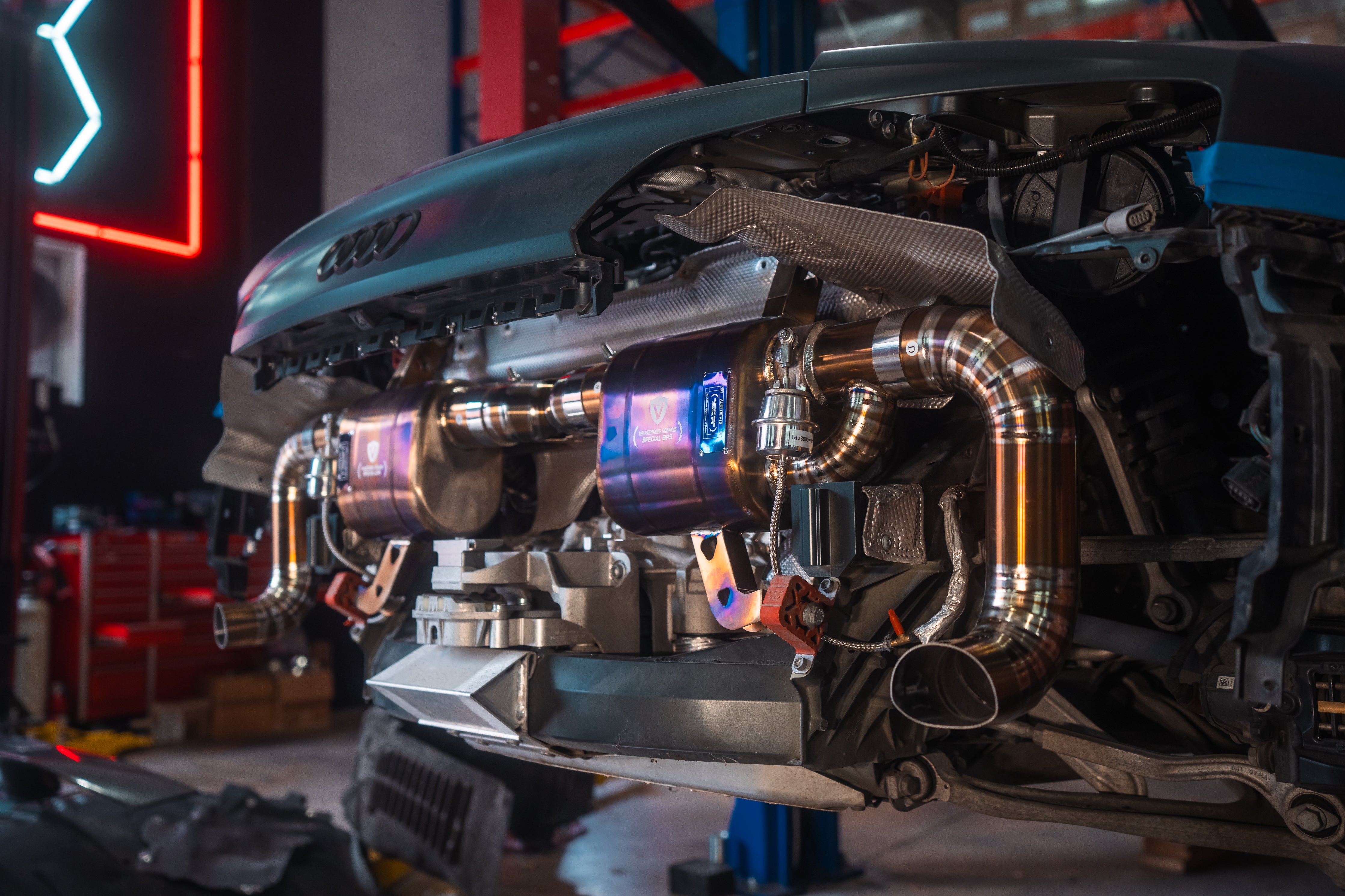 Audi R8 True F1 / Valved Exhaust System
