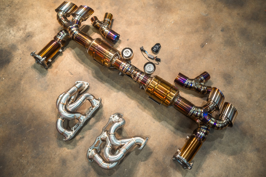 Valvetronic Valved Race Exhaust System for Porsche 911 Turbo 991.1 / 991.2