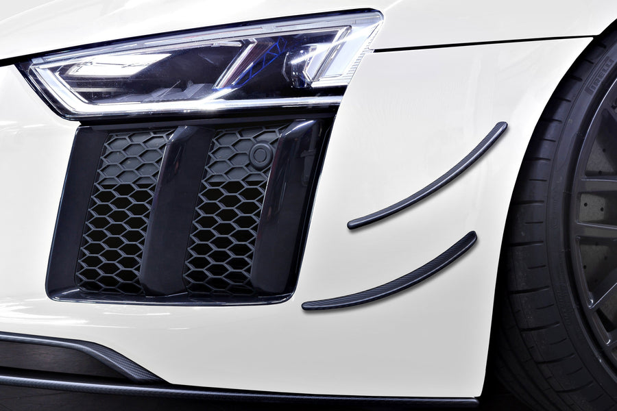 Audi R8 (Gen2) - Carbon Fiber Front Fins