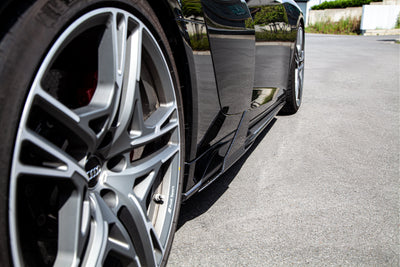 Audi R8 (Gen2) Facelift - Carbon Fiber Side Fins