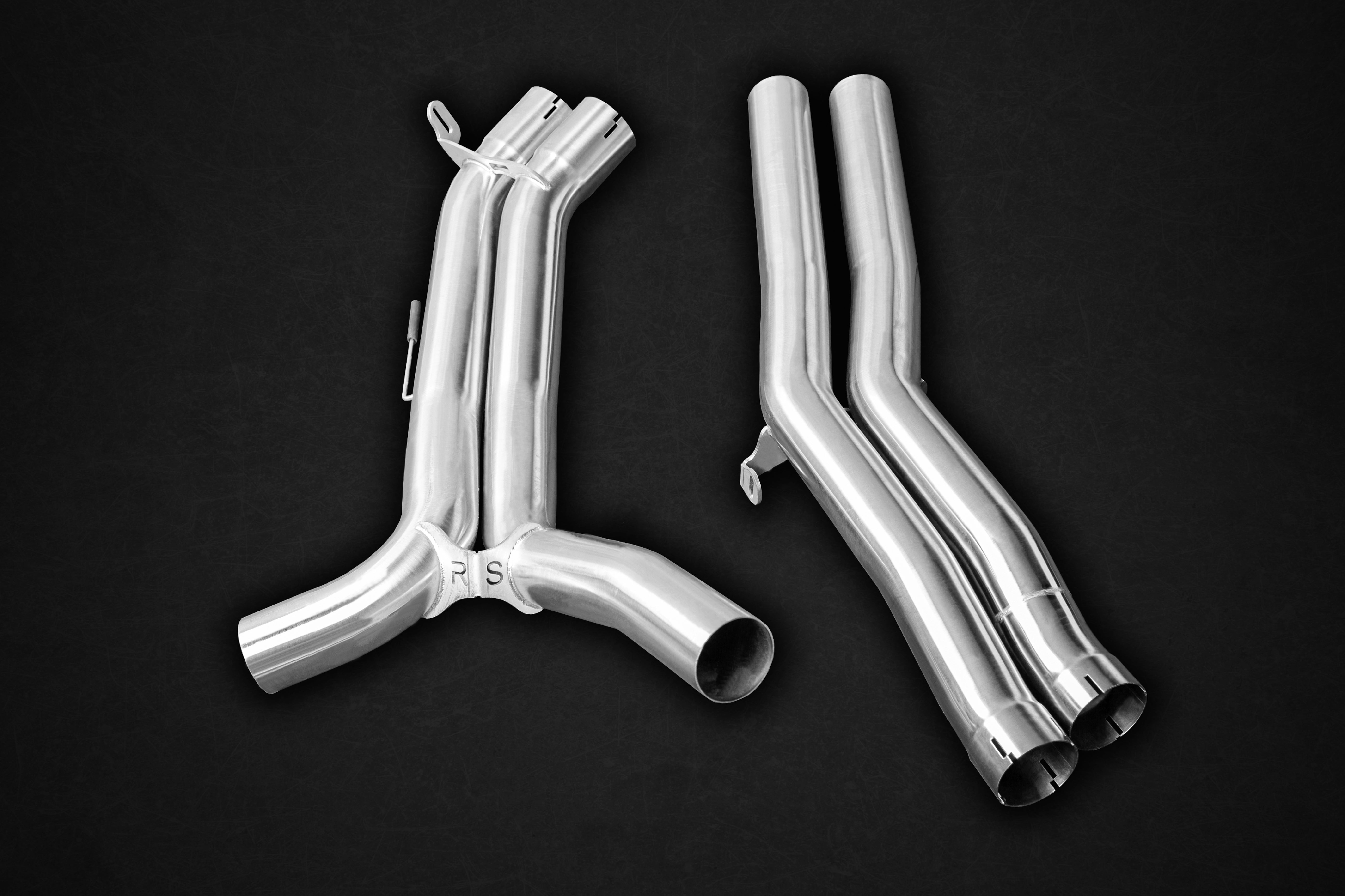 Audi RS5 (F5) Coupe - ECE Valved Exhaust, MidPipes + Carbon Tips (CES3)