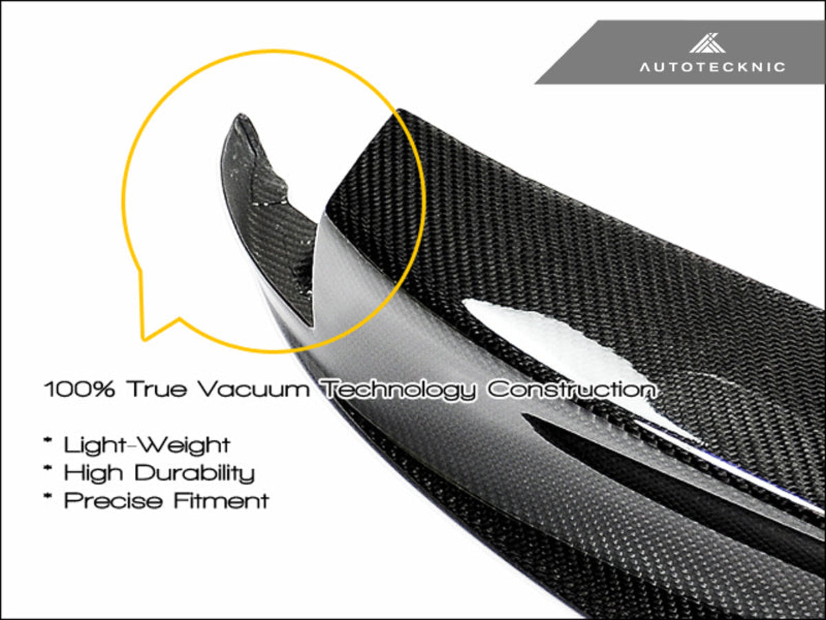 AutoTecknic Dry Carbon Fiber Performante Aero Splitters - BMW E90/ E92/ E93 M3