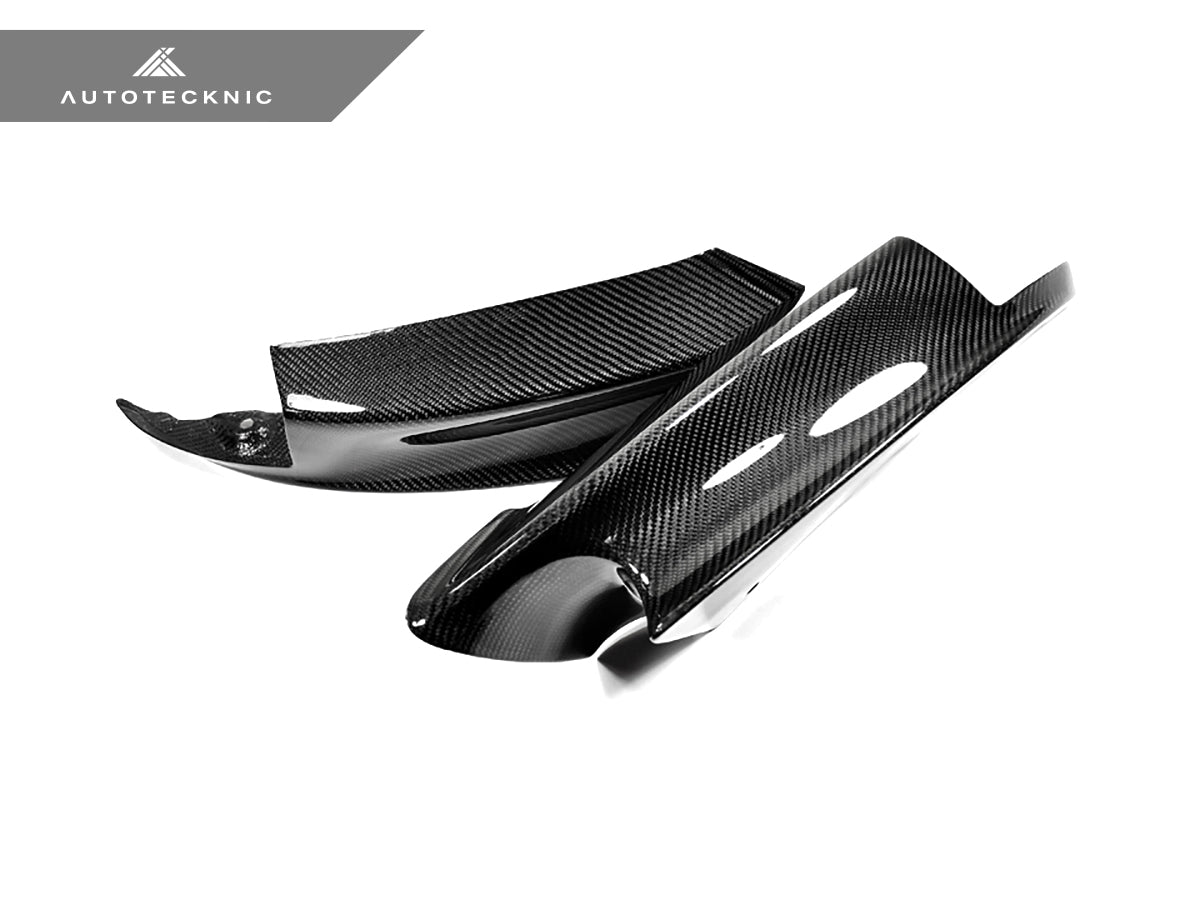 AutoTecknic Dry Carbon Fiber Performante Aero Splitters - BMW E90/ E92/ E93 M3