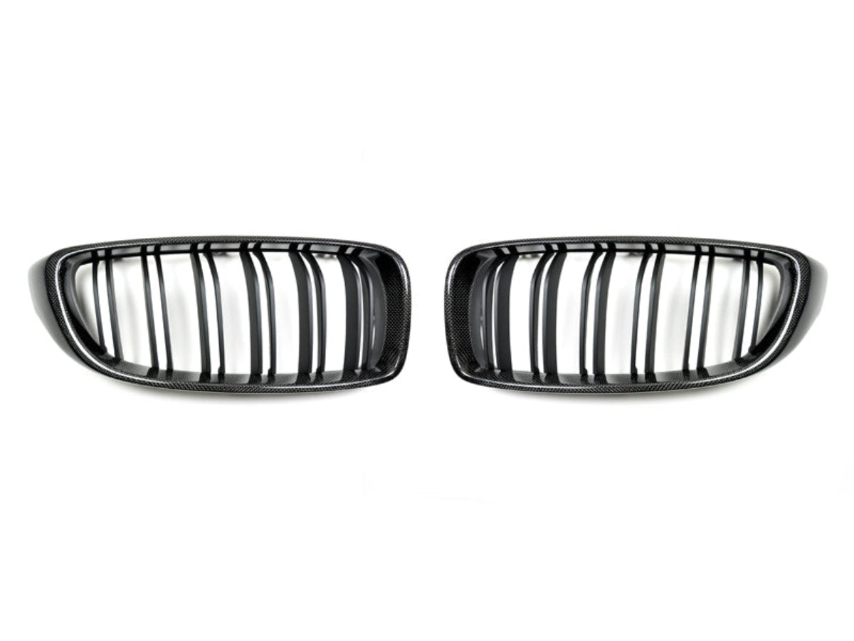 AutoTecknic Dual-Slats Carbon Fiber Front Grille Set - F32/ F36 4-Series | F80 M3 | F82 M4