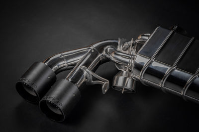 BMW M5CS (F90) - Valved Exhaust + 200cell OPF, MidSilencer Spare & Wicrom Tips (OE Actuators)