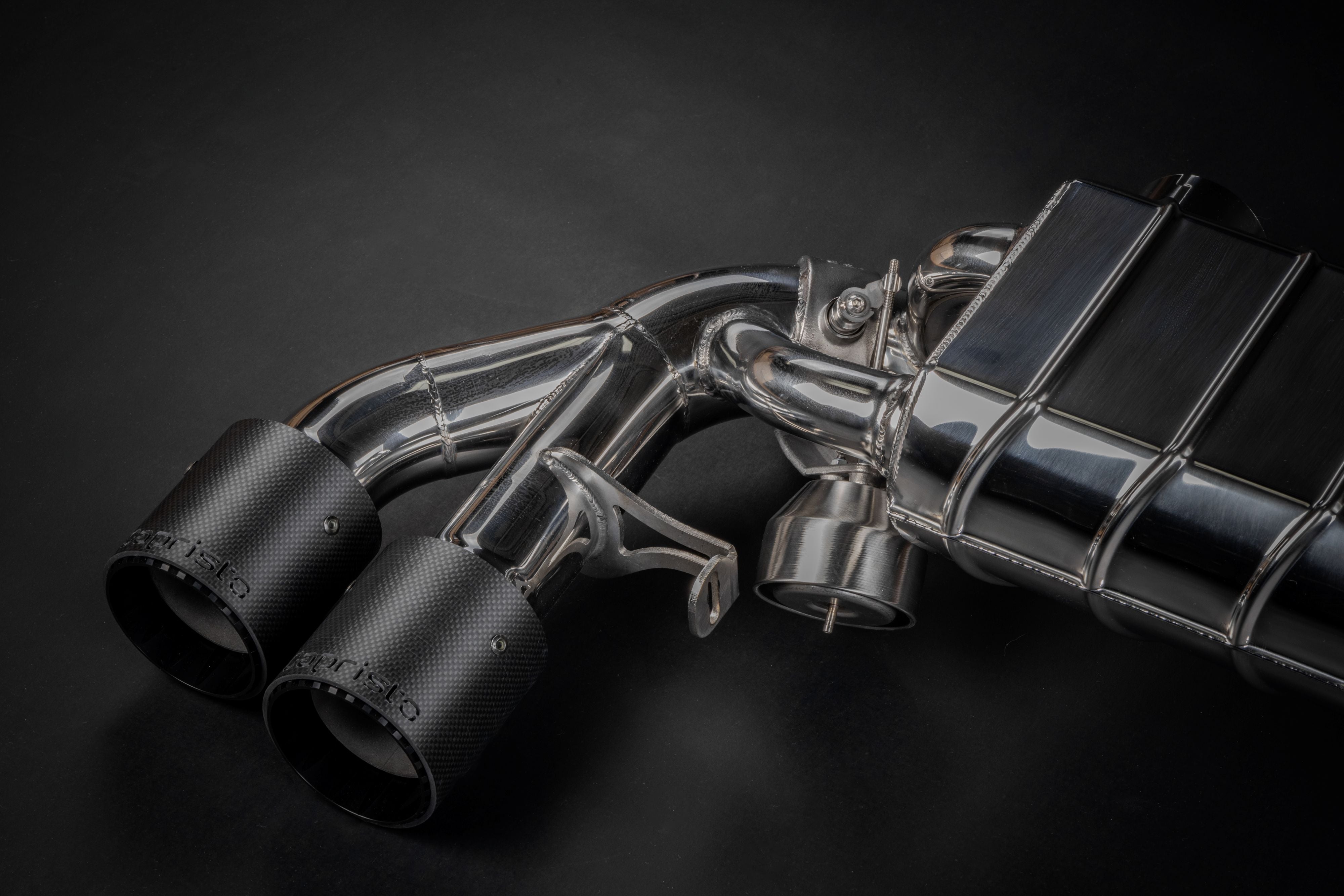 BMW M5CS (F90) - Valved Exhaust + 200cell OPF, MidSilencer Spare & Wicrom Tips (OE Actuators)