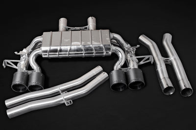BMW M3/M4 (G8X) - Valved Exhaust, 200cell OPF, MidSilencer Spare + Wicrom Tips (OE Actuators)