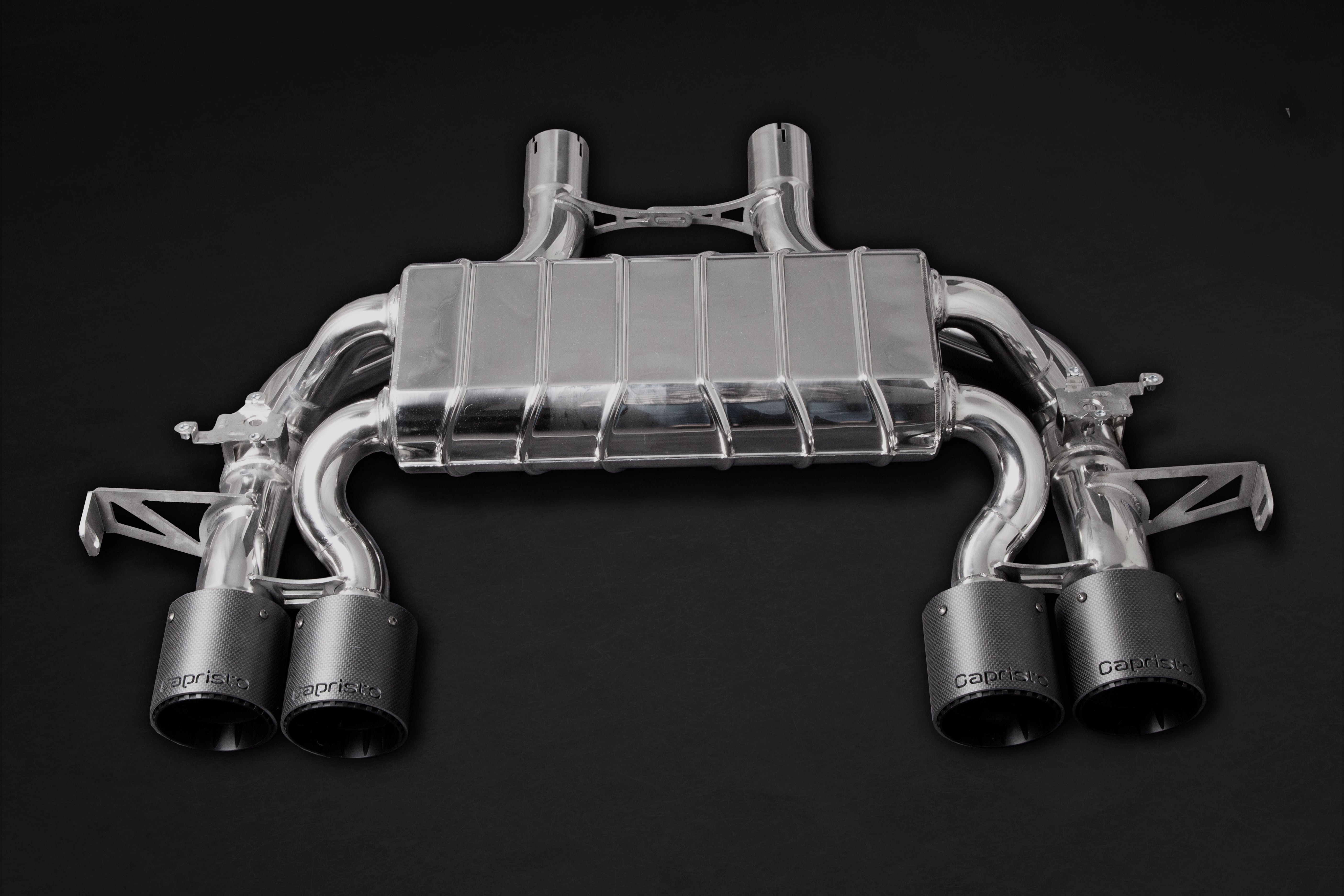 BMW M3/M4 (G8X) - Valved Exhaust, 200cell OPF, MidSilencer Spare + Wicrom Tips (OE Actuators)