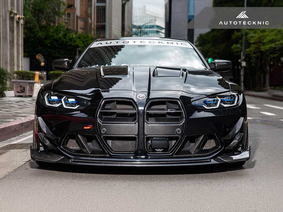 AutoTecknic Dry Carbon Corsa Front Aero Lip - BMW G80 M3 | G82/ G83 M4