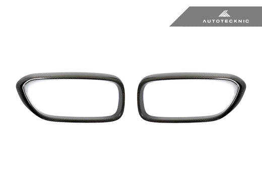 AutoTecknic Carbon Fiber Front Grille Surround Set - BMW F90 M5