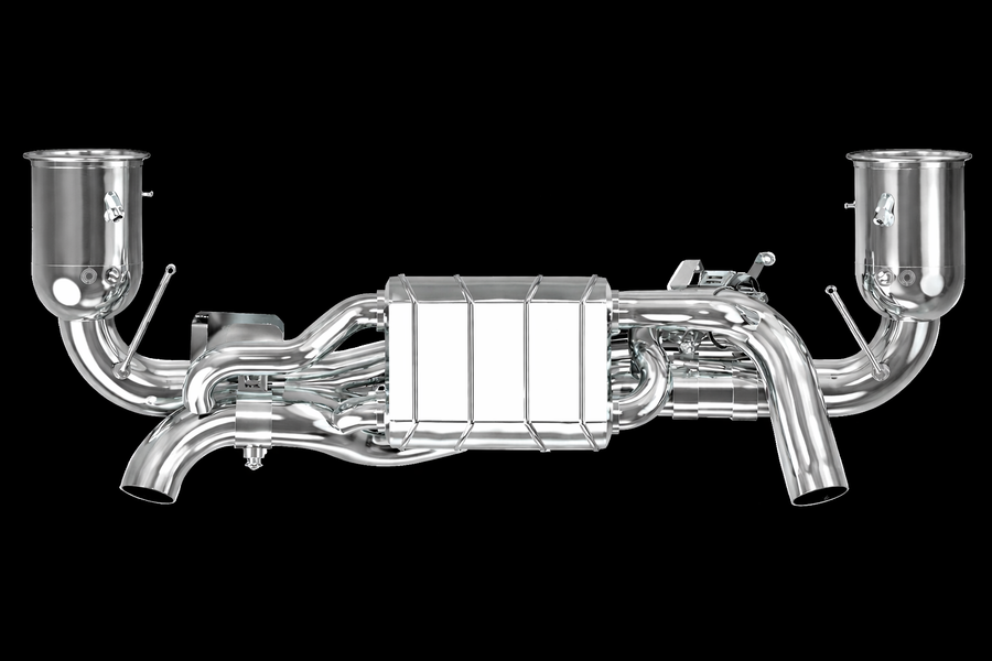 Porsche 992 Carrera/S/Turbo/Turbo S - Valved Exhaust + 250 Cell Sport Cats (OE Actuators)