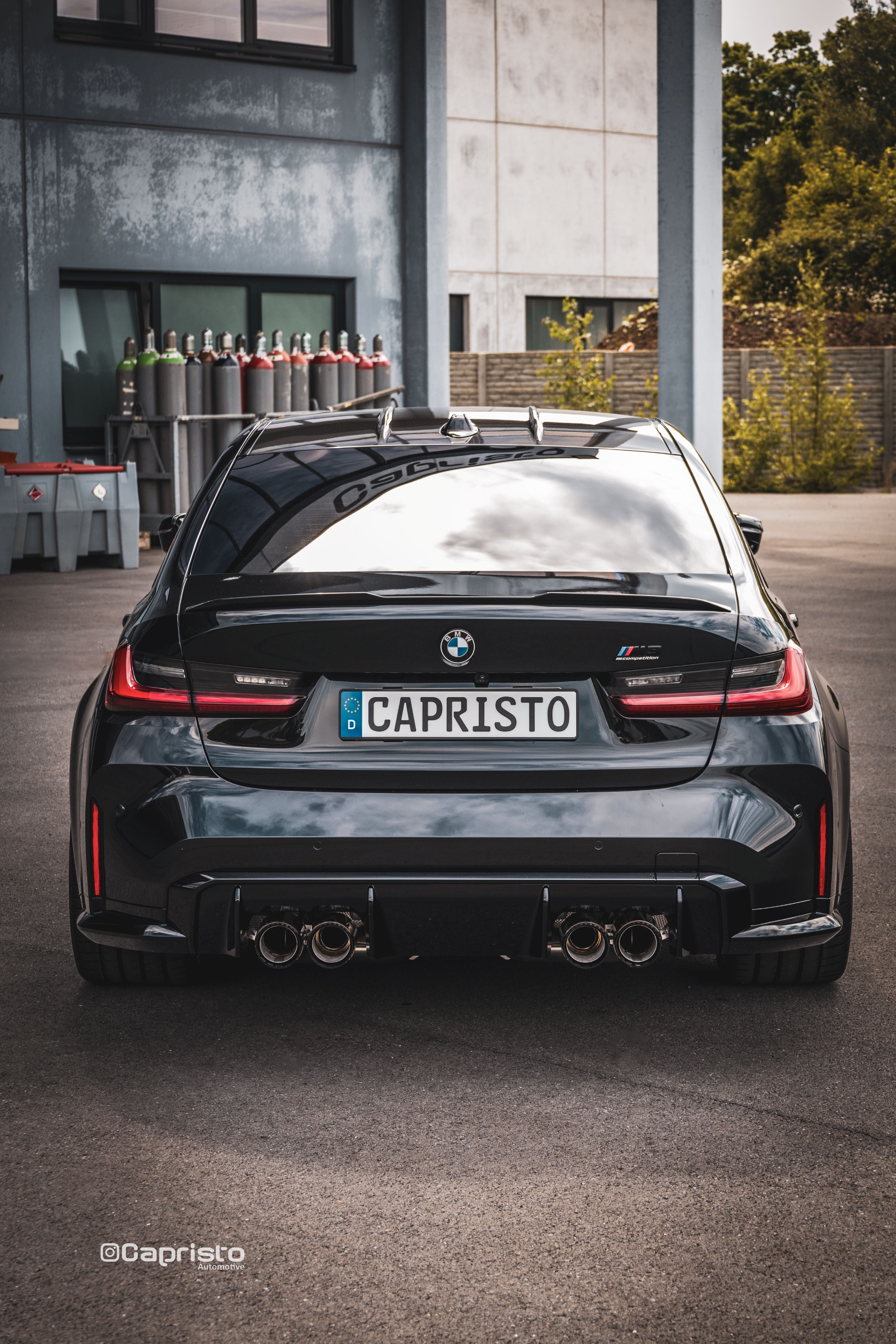 BMW M3/M4 (G8X) - ECE Valved Exhaust, Middle Silencer Spare + Wicrom Tips (OE Actuators)