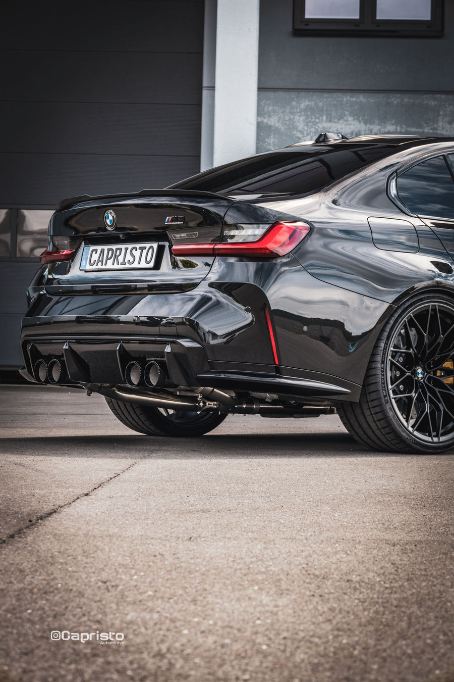 BMW M3/M4 (G8X) - ECE Valved Exhaust, Middle Silencer Spare + Wicrom Tips (OE Actuators)