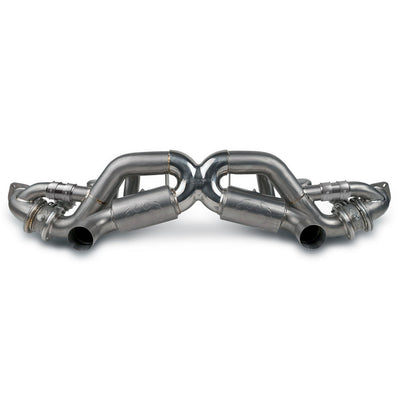 Fabspeed Porsche 718 GT4 RS Titanium Valvetronic X-Pipe Cat-Back Exhaust System (2022+)