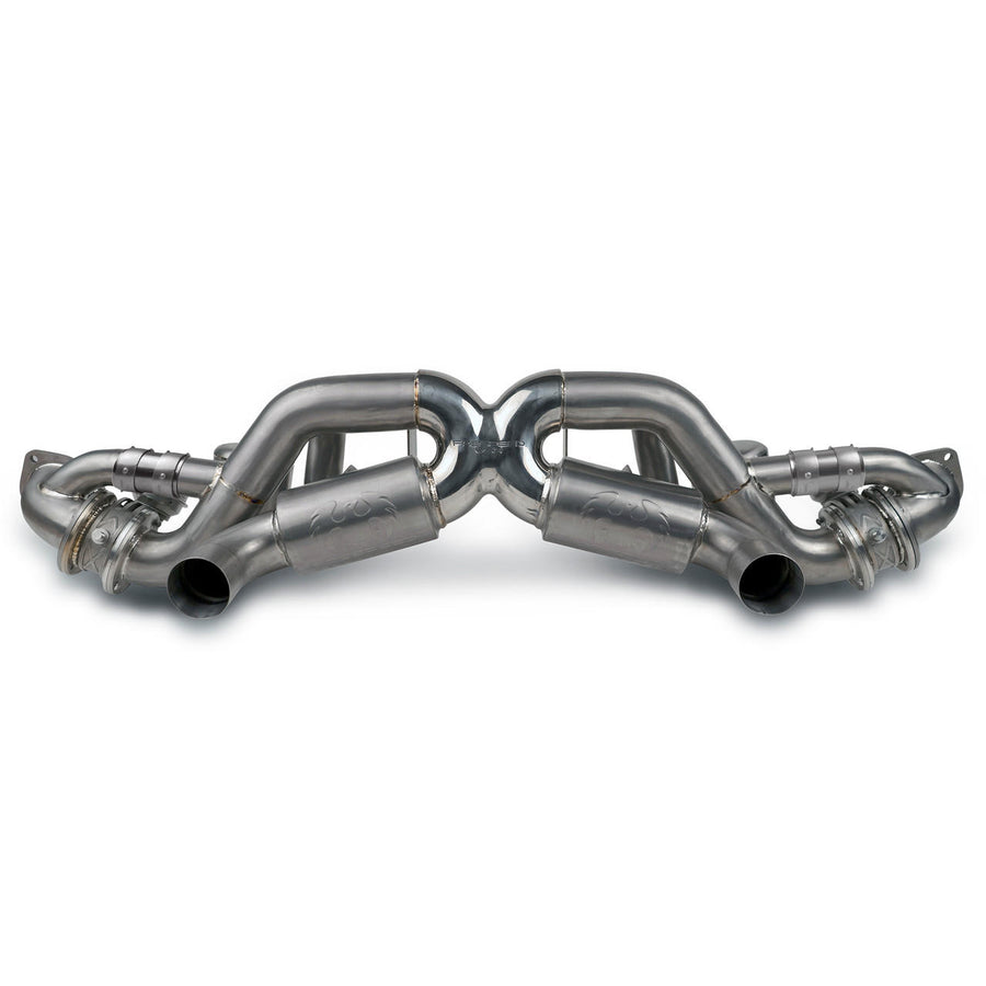 Fabspeed Porsche 718 GT4 RS Titanium Valvetronic X-Pipe Cat-Back Exhaust System (2022+)