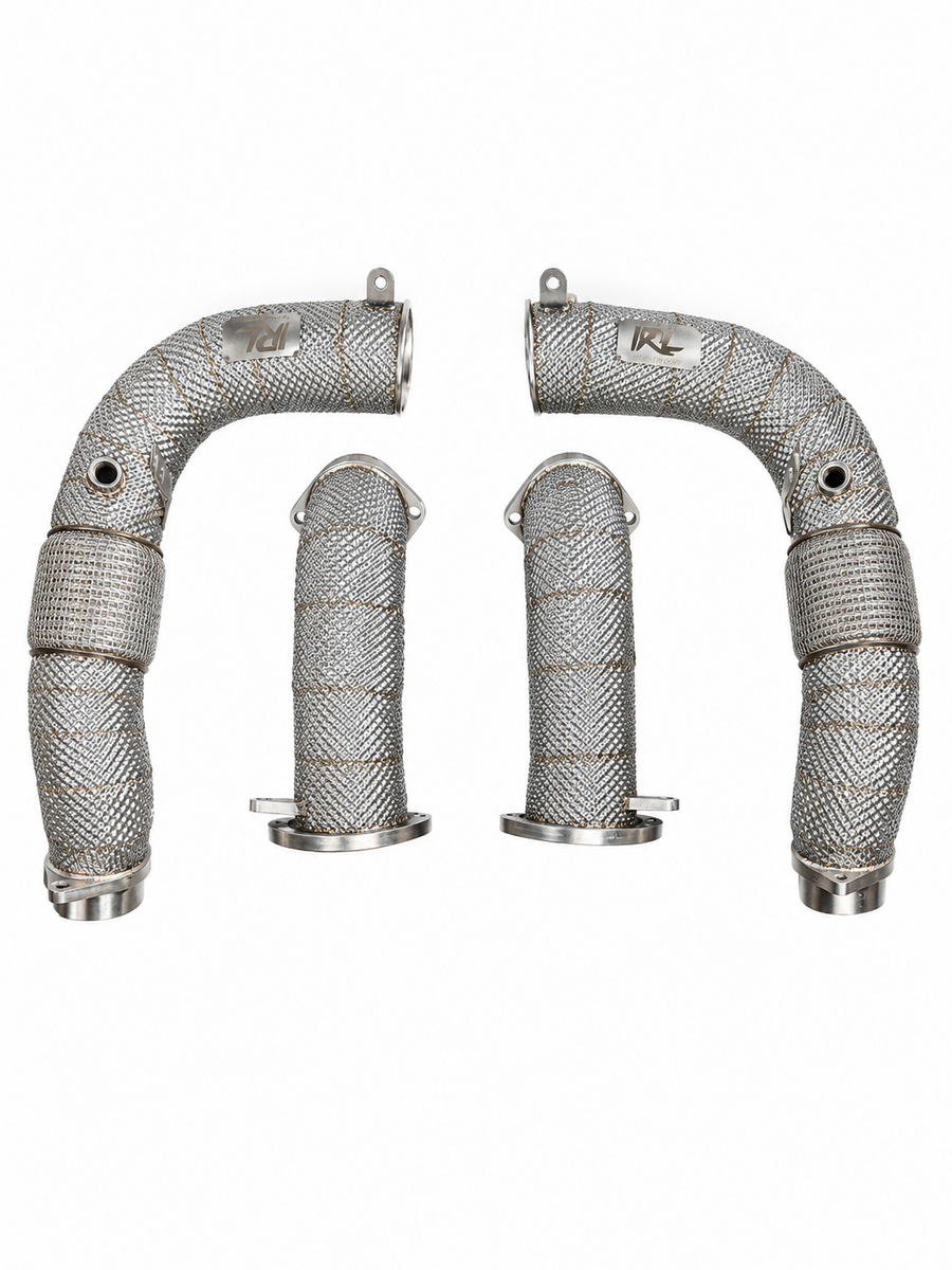 IRL G90 G99 M5 MaxFlow Race Downpipes