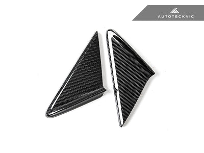 AutoTecknic Dry Carbon Side Mirror Wind Deflector Set - Porsche 911 (991) | 981 Boxster/Cayman | 718 (982)