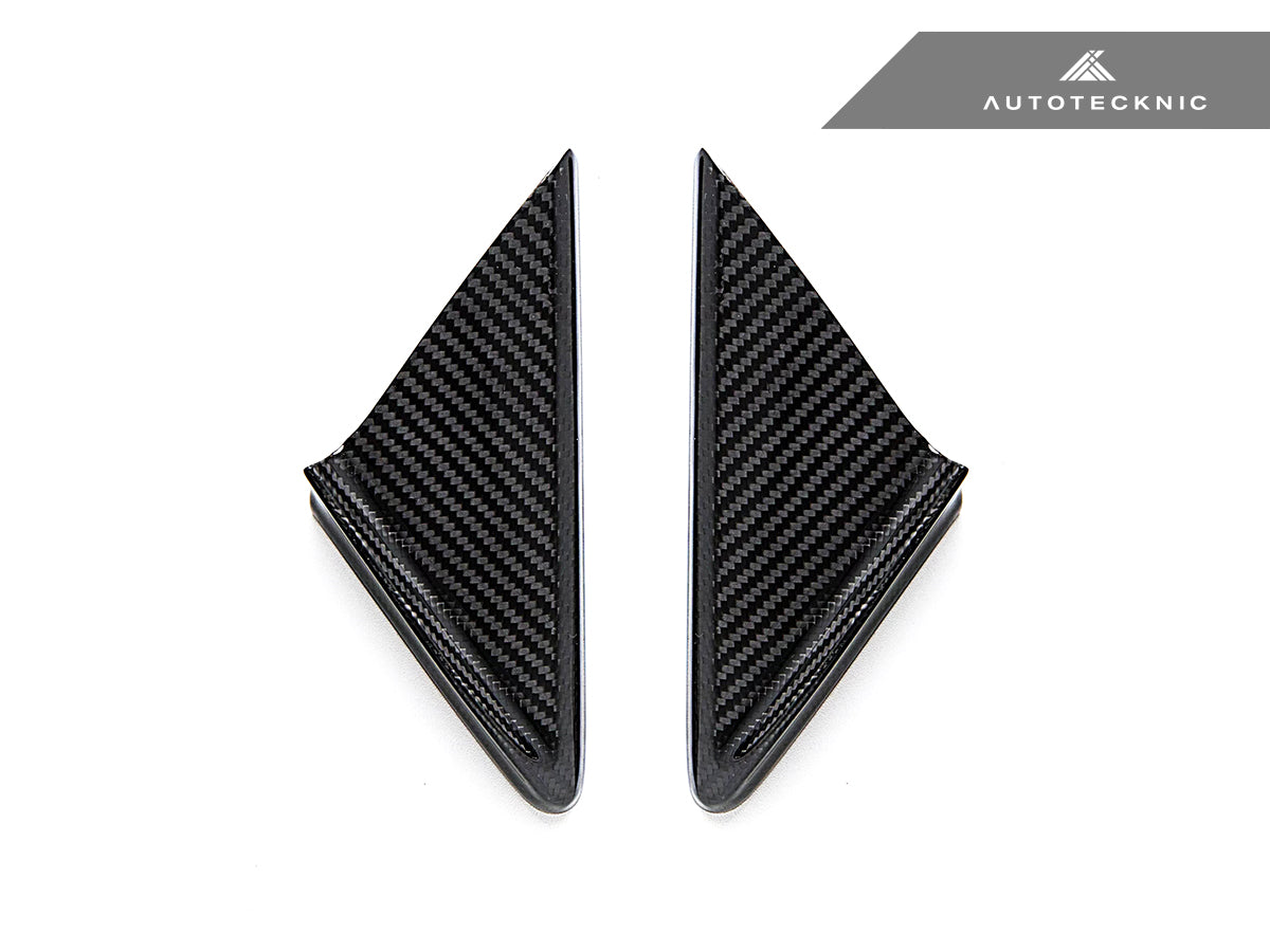 AutoTecknic Dry Carbon Side Mirror Wind Deflector Set - Porsche 911 (991) | 981 Boxster/Cayman | 718 (982)
