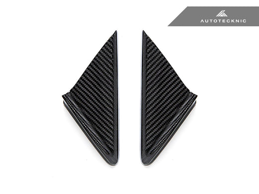 AutoTecknic Dry Carbon Side Mirror Wind Deflector Set - Porsche 911 (991) | 981 Boxster/Cayman | 718 (982)