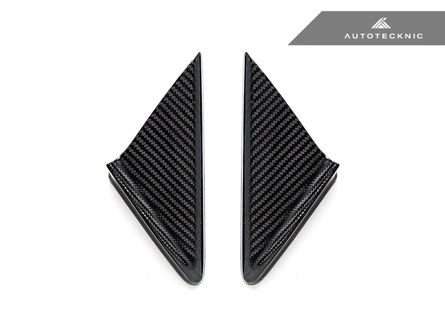 AutoTecknic Dry Carbon Side Mirror Wind Deflector Set - Porsche 911 (991) | 981 Boxster/Cayman | 718 (982)