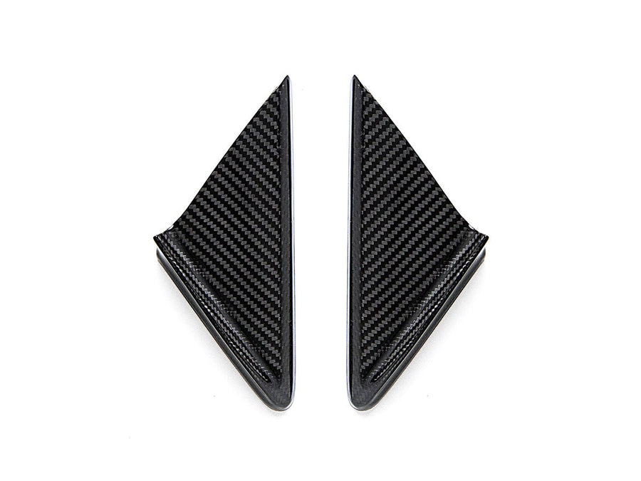 AutoTecknic Dry Carbon Side Mirror Wind Deflector Set - Porsche 911 (991) | 981 Boxster/Cayman | 718 (982)