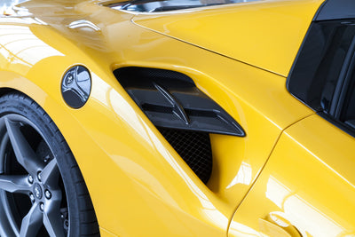 Ferrari 488 - Carbon Fiber Side Air Intake Panels